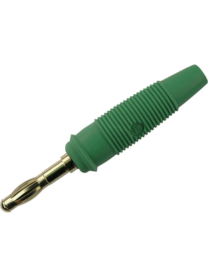 SKS Kontakttechnik - LAS 30 green - Plug ? 4 mm green CAT I N/A, LAS 30 green, SKS Kontakttechnik