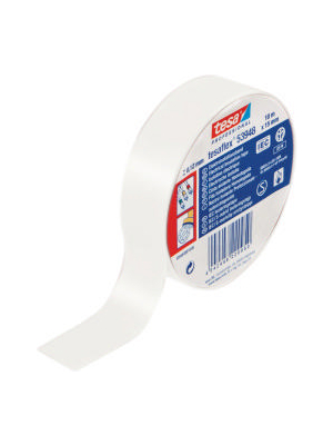 Tesa - 53948 50MM X 25 M WHITE - Electrical insulation tape white 50 mmx25 m, 53948 50MM X 25 M WHITE, Tesa