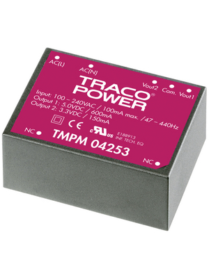 Traco Power - TMPM 04103 - Switching power supply 4 W, TMPM 04103, Traco Power