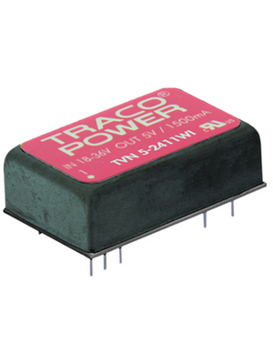 Traco Power - TVN 5-2422WI - DC/DC converter 9...36 VDC 12 VDC, TVN 5-2422WI, Traco Power