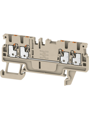 Weidmller - A4C 1.5 - 1552690000 - Terminal block A N/A Dark Beige, 0.5...1.5 mm2, A4C 1.5 - 1552690000, Weidmller