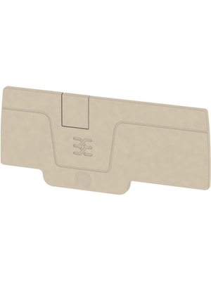 Weidmller - AEP 3C 4 - 2051720000 - End plate N/A 72 x 2.1 x 32 mm beige A, AEP 3C 4 - 2051720000, Weidmller