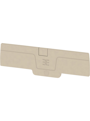 Weidmller - AEP DT 2.5 4C - 1989980000 - End plate N/A 94 x 2.1 x 29 mm beige A, AEP DT 2.5 4C - 1989980000, Weidmller