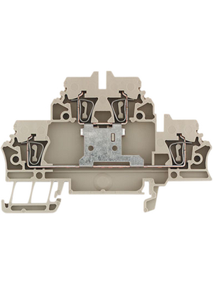 Weidmller - ZDK 2.5V - 1689990000 - Terminal block Z Series N/A Dark Beige, 0.5...2.5 mm2, ZDK 2.5V - 1689990000, Weidmller