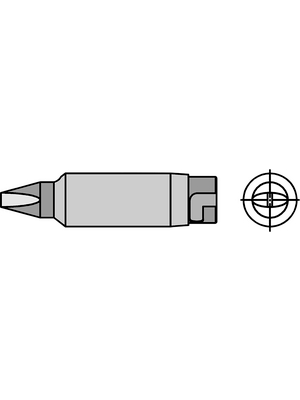 Weller - 54426099 - Soldering tip HT series for LR82 and FE80 Chisel shaped, 54426099, Weller