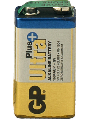 GP Batteries - 1604AUP-B10/6LF22/9V ULTRA PLUS - Primary battery 9 V 6LR61/9V, 1604AUP-B10/6LF22/9V ULTRA PLUS, GP Batteries