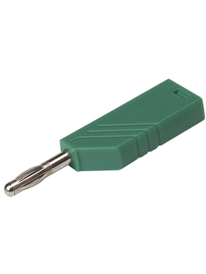 SKS Kontakttechnik - LAS N WS GRN / GREEN - Plug ? 4 mm green CAT I N/A, LAS N WS GRN / GREEN, SKS Kontakttechnik