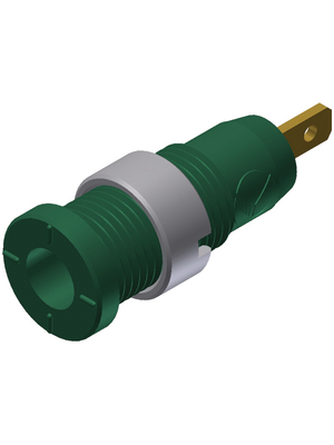 SKS Kontakttechnik - MSEB 2610 F2,8 AU GRN / GREEN - Safety socket ? 2 mm green CAT III N/A, MSEB 2610 F2,8 AU GRN / GREEN, SKS Kontakttechnik