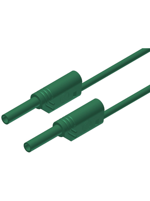 SKS Kontakttechnik - MVL S WS 25/1 GREEN - Safety test lead ? 2 mm green 25 cm 1 mm2 CAT III, MVL S WS 25/1 GREEN, SKS Kontakttechnik