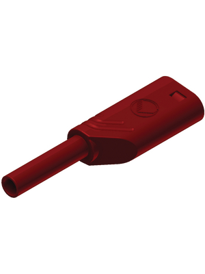 SKS Kontakttechnik - MST S WS 30 AU ROT / RED - Safety plug ? 2 mm red CAT III N/A, MST S WS 30 AU ROT / RED, SKS Kontakttechnik