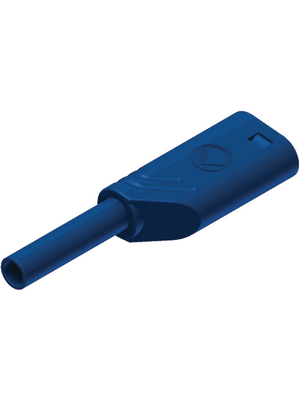 SKS Kontakttechnik - MST S WS 30 AU BLAU / BLUE - Safety plug ? 2 mm blue CAT III N/A, MST S WS 30 AU BLAU / BLUE, SKS Kontakttechnik