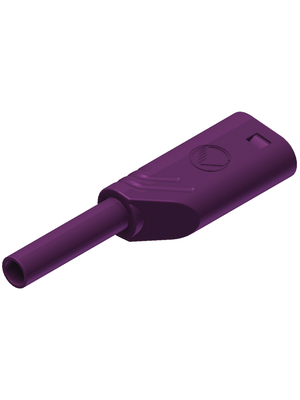 SKS Kontakttechnik - MST S WS 30 AU VIOLETT / VIOLE - Safety plug ? 2 mm violet CAT III N/A, MST S WS 30 AU VIOLETT / VIOLE, SKS Kontakttechnik