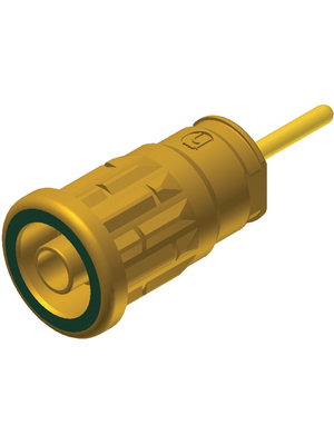 SKS Kontakttechnik - SEP 2630 S1,9 YELLOW/GREEN - Safety socket ? 4 mm yellow/green CAT III N/A, SEP 2630 S1,9 YELLOW/GREEN, SKS Kontakttechnik