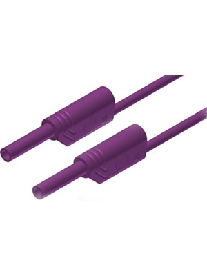 SKS Kontakttechnik - MVL S WS 200/1 VIOLET - Safety test lead ? 2 mm violet 200 cm 1 mm2 CAT III, MVL S WS 200/1 VIOLET, SKS Kontakttechnik