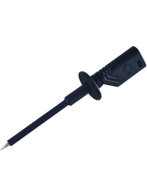 SKS Kontakttechnik - PRUEF 1600 AU SCHWARZ / BLACK - Test probe ? 2 mm black 1000 VAC 1000 VDC, 10 A, PRUEF 1600 AU SCHWARZ / BLACK, SKS Kontakttechnik