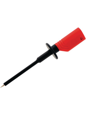 SKS Kontakttechnik - PRUEF 1600 AU ROT / RED - Test probe ? 2 mm red 1000 VAC 1000 VDC, 10 A, PRUEF 1600 AU ROT / RED, SKS Kontakttechnik