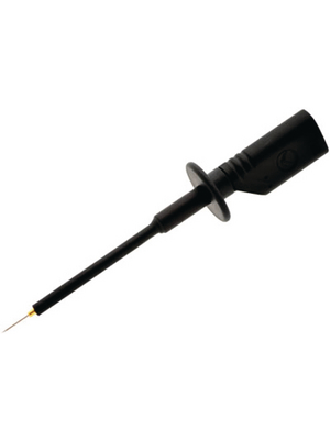 SKS Kontakttechnik - PRUEF 1610 FT AU SCHWARZ / BLA - Test probe ? 2 mm black 1000 VAC 1000 VDC, 10 A, PRUEF 1610 FT AU SCHWARZ / BLA, SKS Kontakttechnik