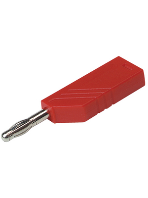 SKS Kontakttechnik - LAS N WS ROT / RED - Plug ? 4 mm red CAT I N/A, LAS N WS ROT / RED, SKS Kontakttechnik