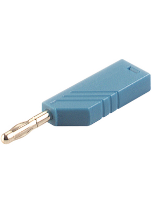 SKS Kontakttechnik - LAS N WS BLAU / BLUE - Plug ? 4 mm blue CAT I N/A, LAS N WS BLAU / BLUE, SKS Kontakttechnik