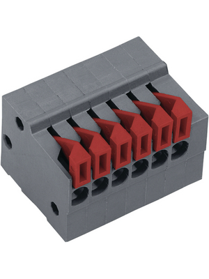 PTR Messtechnik - AKZ4791/2KD-2.54-H-BASALT GREY - PCB terminal block Pitch 2.54 mm horizontal 2P, AKZ4791/2KD-2.54-H-BASALT GREY, PTR Messtechnik