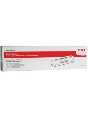 OKI - 43502002 - Toner HY black, 43502002, OKI