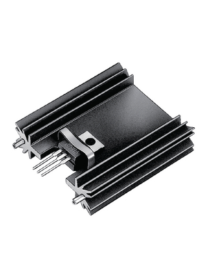 Fischer Elektronik - SK 409/ 25,4/ STC 220 - Heat sink 25.4 mm 8.2 K/W black anodised, SK 409/ 25,4/ STC 220, Fischer Elektronik