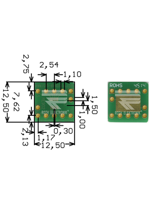 Roth Elektronik - RE902 - Prototyping board FR4 Epoxide + chem. Au, RE902, Roth Elektronik