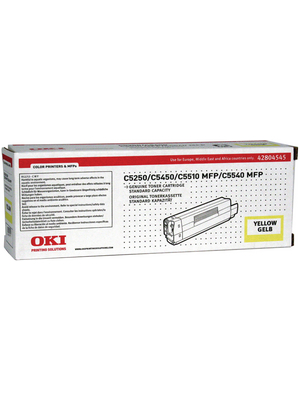 OKI - 42804545 - Toner yellow, 42804545, OKI