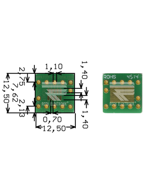 Roth Elektronik - RE907 - Prototyping board FR4 Epoxide + chem. Au, RE907, Roth Elektronik