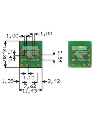 Roth Elektronik - RE914 - Prototyping board FR4 Epoxide + chem. Au, RE914, Roth Elektronik