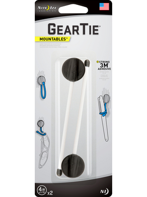 Nite Ize - GEARTIE MOUNTABLES 4 BL/WH - Gear tie, GEARTIE MOUNTABLES 4 BL/WH, Nite Ize