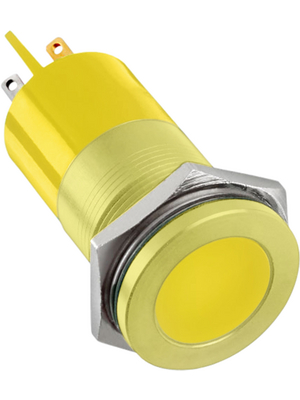 Apem - Q22F1AYXXSY110E - LED Indicator yellow 110 VAC, Q22F1AYXXSY110E, Apem