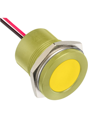 Apem - Q22F5AYXXSY110E - LED Indicator yellow 110 VAC, Q22F5AYXXSY110E, Apem