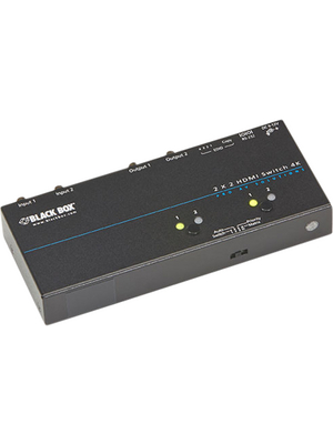 Black Box - VSW-HDMI2X2-4K - HDMI 4K Switch, VSW-HDMI2X2-4K, Black Box