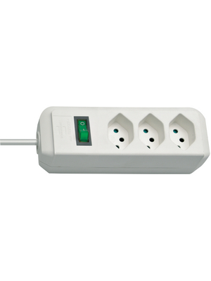 Brennenstuhl - 1158612 - Outlet strip, 1 Switch, 3xType 13, 2 m, Type 12, 1158612, Brennenstuhl