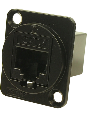 Cliff - CP30222MB - RJ45 Panel Mount Adapter, XLR Housing, unshielded, CP30222MB, Cliff