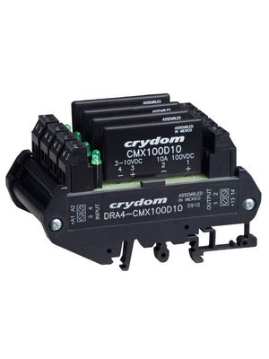 Crydom - DRA4-CMXE100D10 - Solid state relay single phase 20...28 VDC, DRA4-CMXE100D10, Crydom