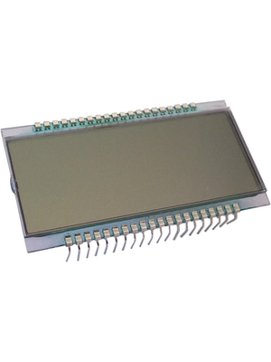 Display Elektronik - DE 182-RS-20/7,5 - 7-segment LCD 17.8 mm 1 x 3.5, DE 182-RS-20/7,5, Display Elektronik