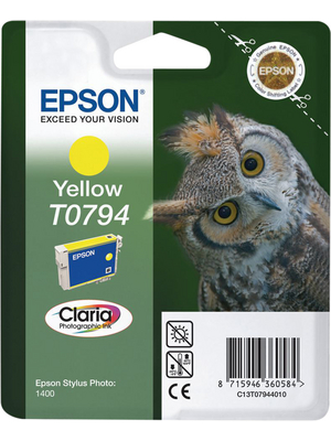 Epson - C13T07944010 - Ink T0794 yellow, C13T07944010, Epson