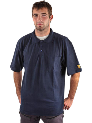 Eurostat - 51-730-5025 - ESD polo shirt blue Extra Large, 51-730-5025, Eurostat