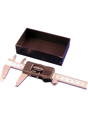 Hammond - 1596B106-5 - Potting box, black, 60 x 25 mm, ABS, 1596B106-5, Hammond