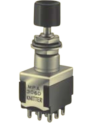 Knitter-Switch - MPA 306 D - Push-button switch on-on 3P, MPA 306 D, Knitter-Switch