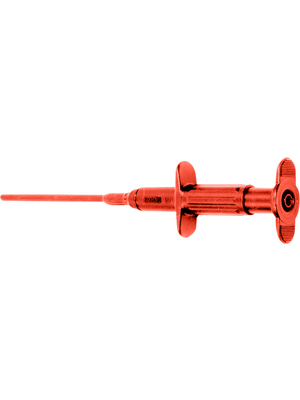 Staeubli Electrical Connectors - GRIP-B/100 rot/red - Test Clip ? 4 mm red 1000 V, 1 A, CAT III, GRIP-B/100 rot/red, St?ubli Electrical Connectors