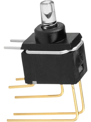 NKK - GB15JVF - Push-button switch, on-(on), Soldering Pins / Vertical, GB15JVF, NKK