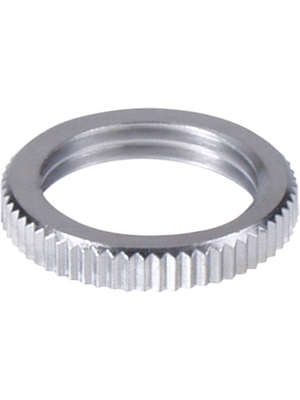 NKK - AT504M - Knurled Face Nut 15.2 x 2.5 mm, AT504M, NKK