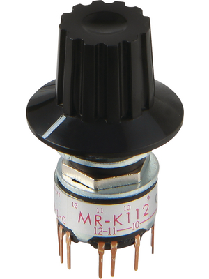 NKK - MRK112-A - Rotary wafer switch Soldering Pins 1P 12Pos, MRK112-A, NKK