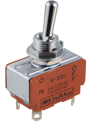 NKK - S331 - Toggle switch on-off 2P, S331, NKK