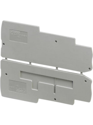 Phoenix Contact - D-PTIO 1,5/S/4 - End plate, grey, D-PTIO 1,5/S/4, Phoenix Contact