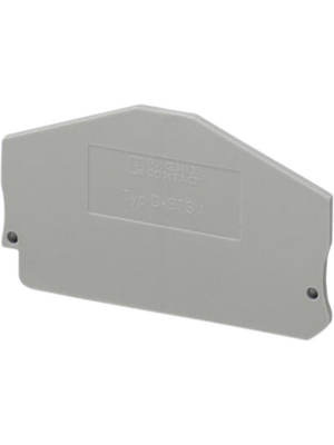 Phoenix Contact - D-STS 4 - End plate, grey, D-STS 4, Phoenix Contact