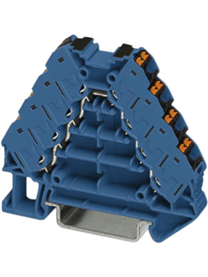 Phoenix Contact - PTRV 4-PV BU/BK - Potential distributor Inputs=16 blue / black, 3270126, PTRV 4-PV BU/BK, Phoenix Contact